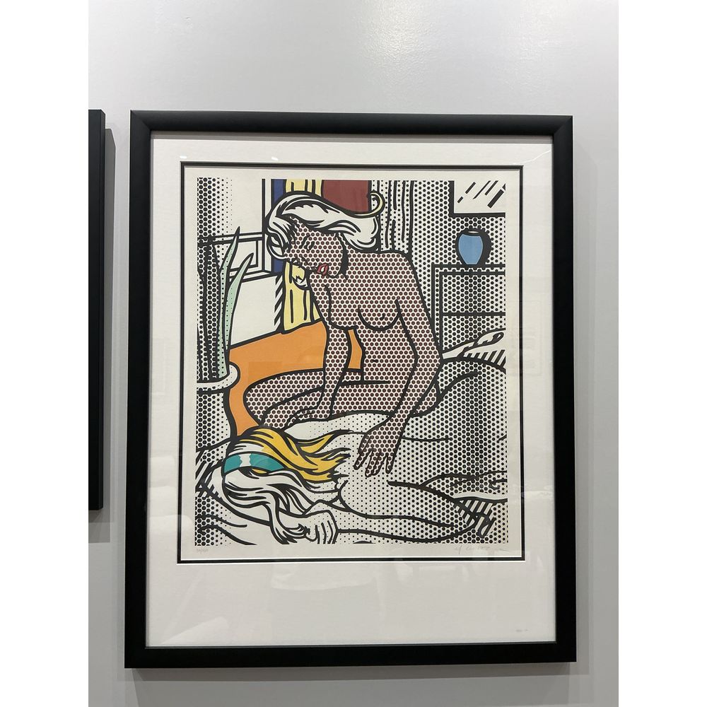 Wall Art Lichtenstein Serigraph - Woman Giving Massage