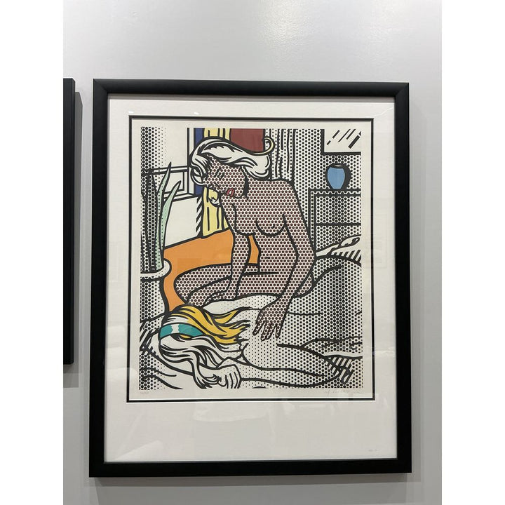 Wall Art Lichtenstein Serigraph - Woman Giving Massage