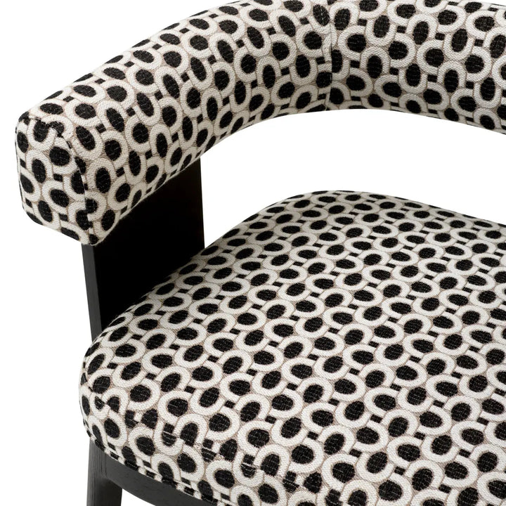 Dining Chair Dubois Black Oak Veneer Sunbeam Black - image 6