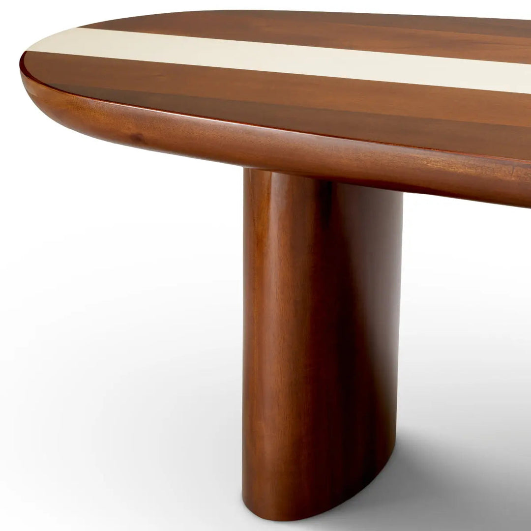 Coffee Table Jenson Mahogany Wood High Gloss - image 6