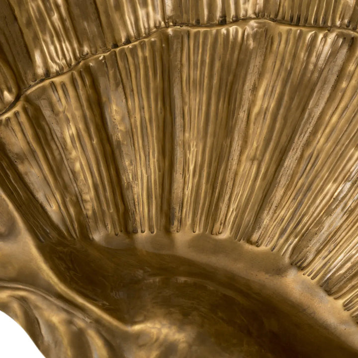 Bowl Seashell Vintage Brass Finish - image 6