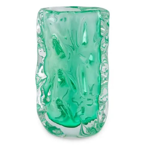 Vase Avoir Turquoise Green Glass - image 6