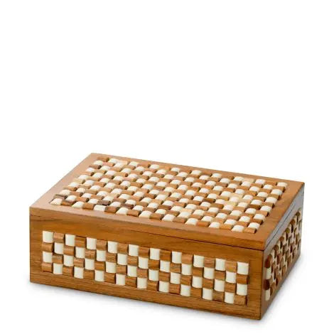 Box Cavendish S White Brown Beads - image 6