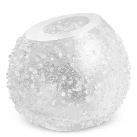 Vase Opulent Clear Glass - image 6