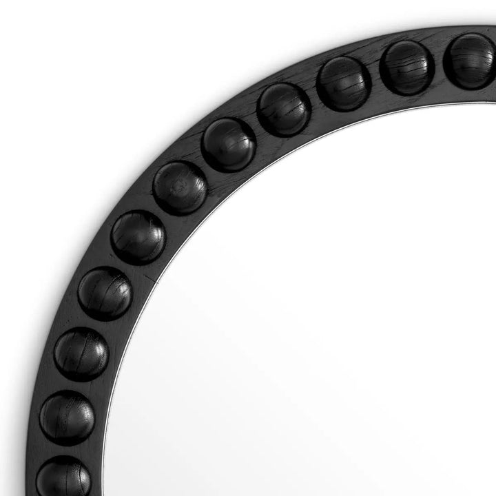Mirror Kenton Round Classic Black Finish - image 6