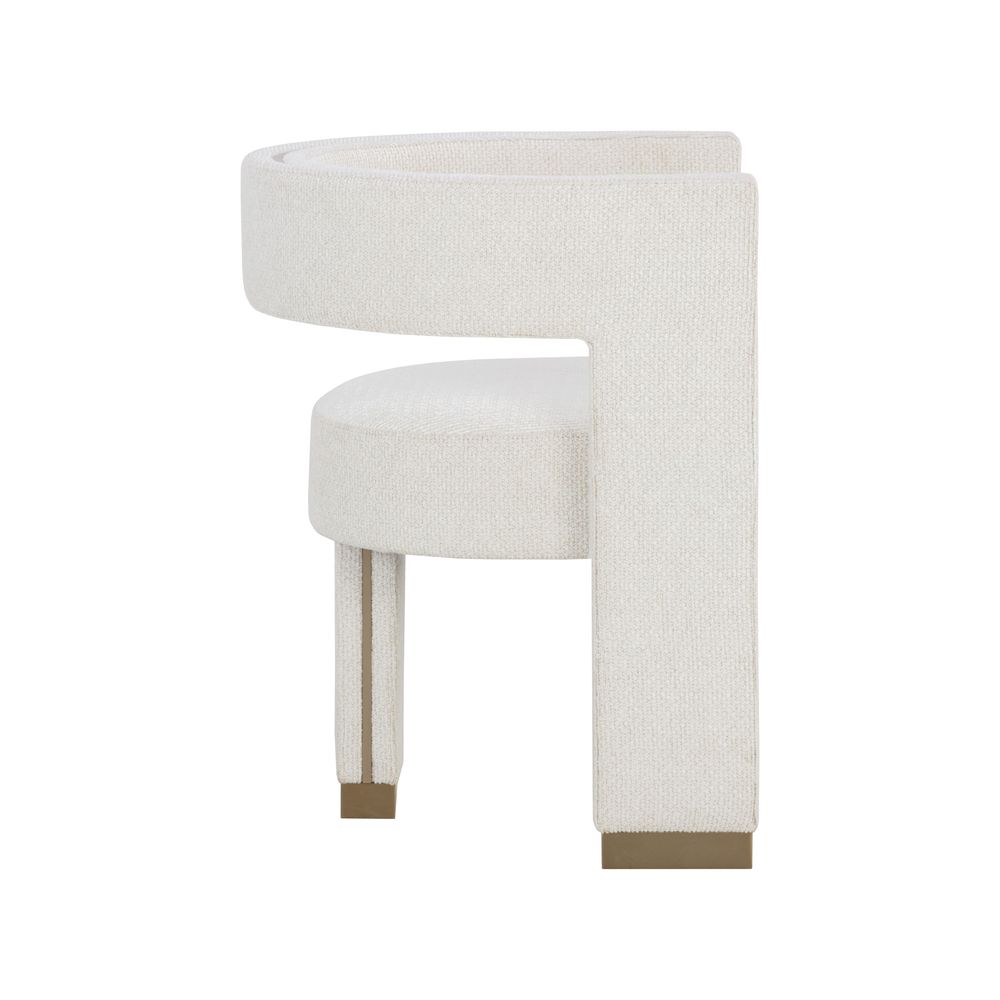 Dining Chairs Adamina Dining Armchair - Rhea Light Barley