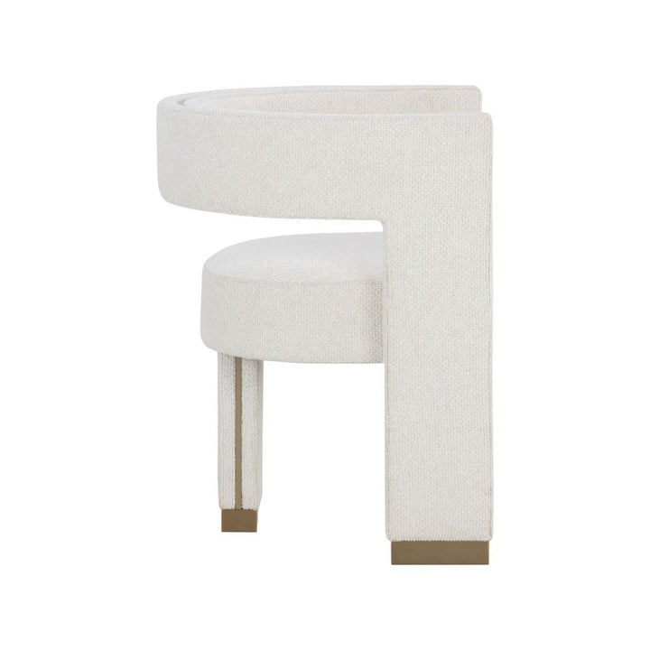Dining Chairs Adamina Dining Armchair - Rhea Light Barley