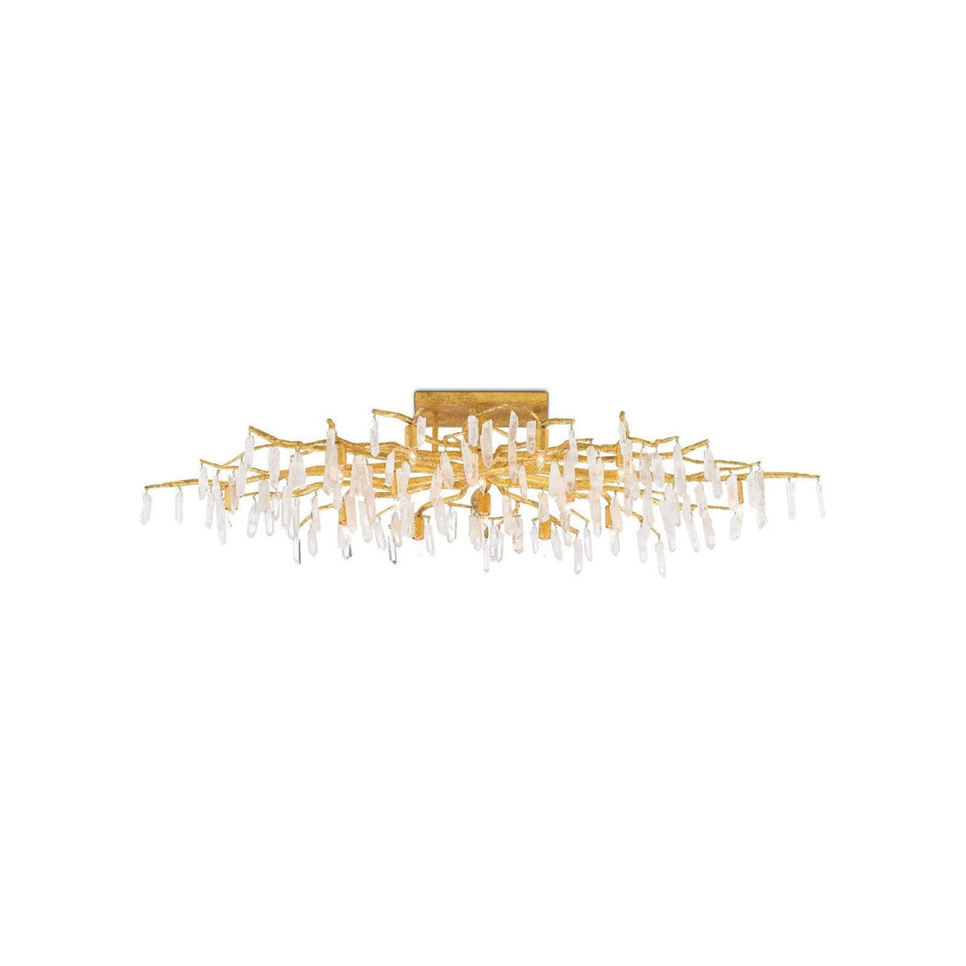 Forest Light Gold Semi-Flush Mount