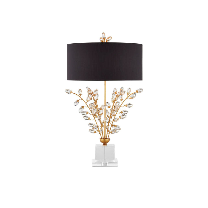 Forget-Me-Not Gold Table Lamp