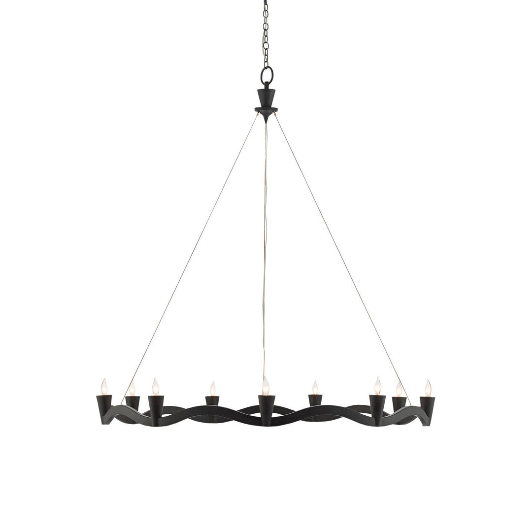 Serpentina Black Chandelier