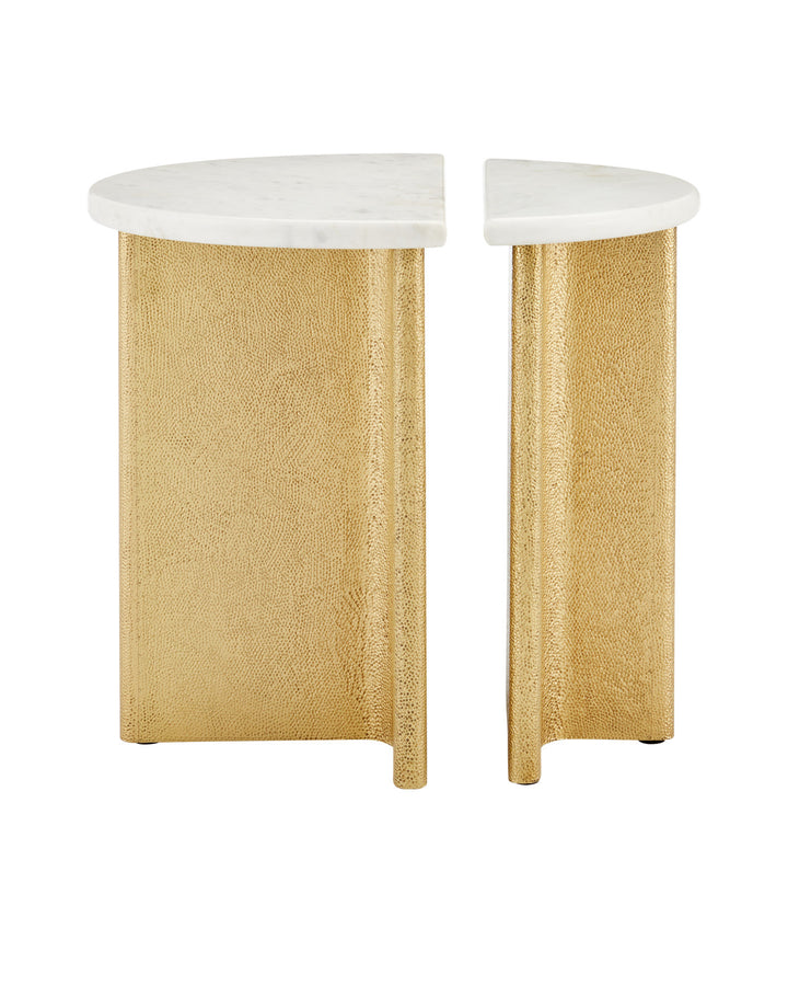 Doublet Marble Accent Table Set of 2