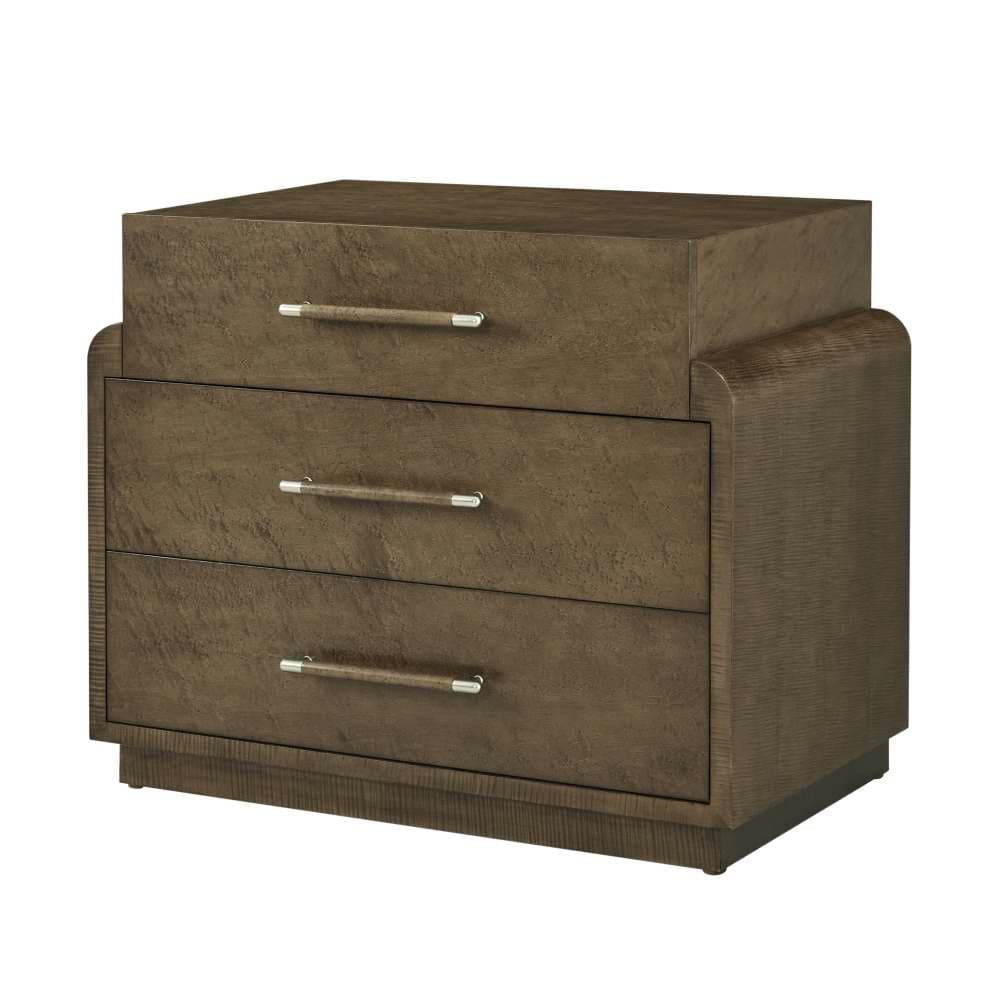 Origins Three-Drawer Nightstand-Theodore Alexander-THEO-TA60135.C361-Dressers-1-France and Son