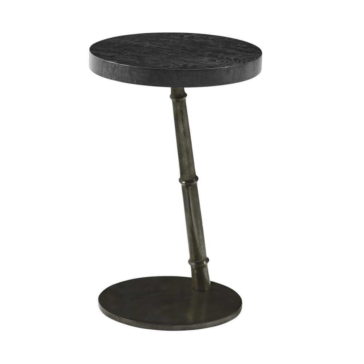 Kesden Accent Table-Theodore Alexander-THEO-TA50198.C366-Side TablesSilent Black-2-France and Son