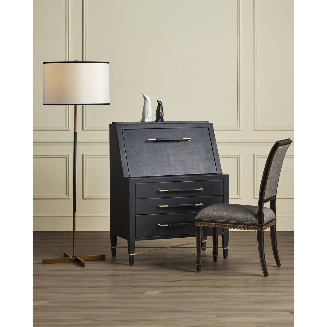 Verona Black Secretary Desk