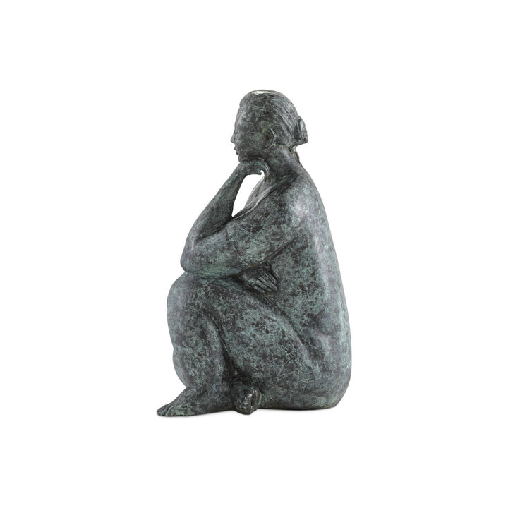 Lady Meditating Bronze