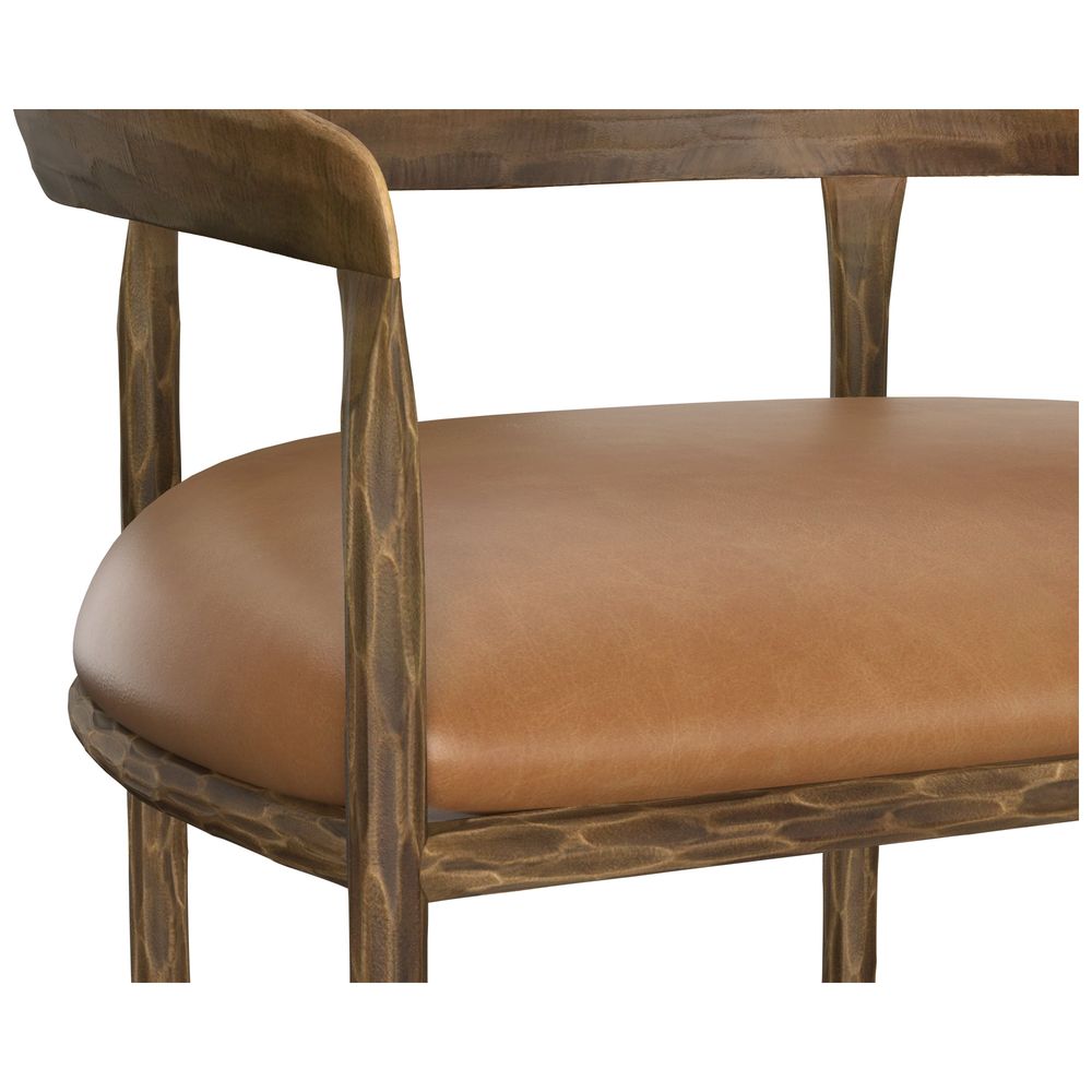 Zanatta Barstool - Tan Leather