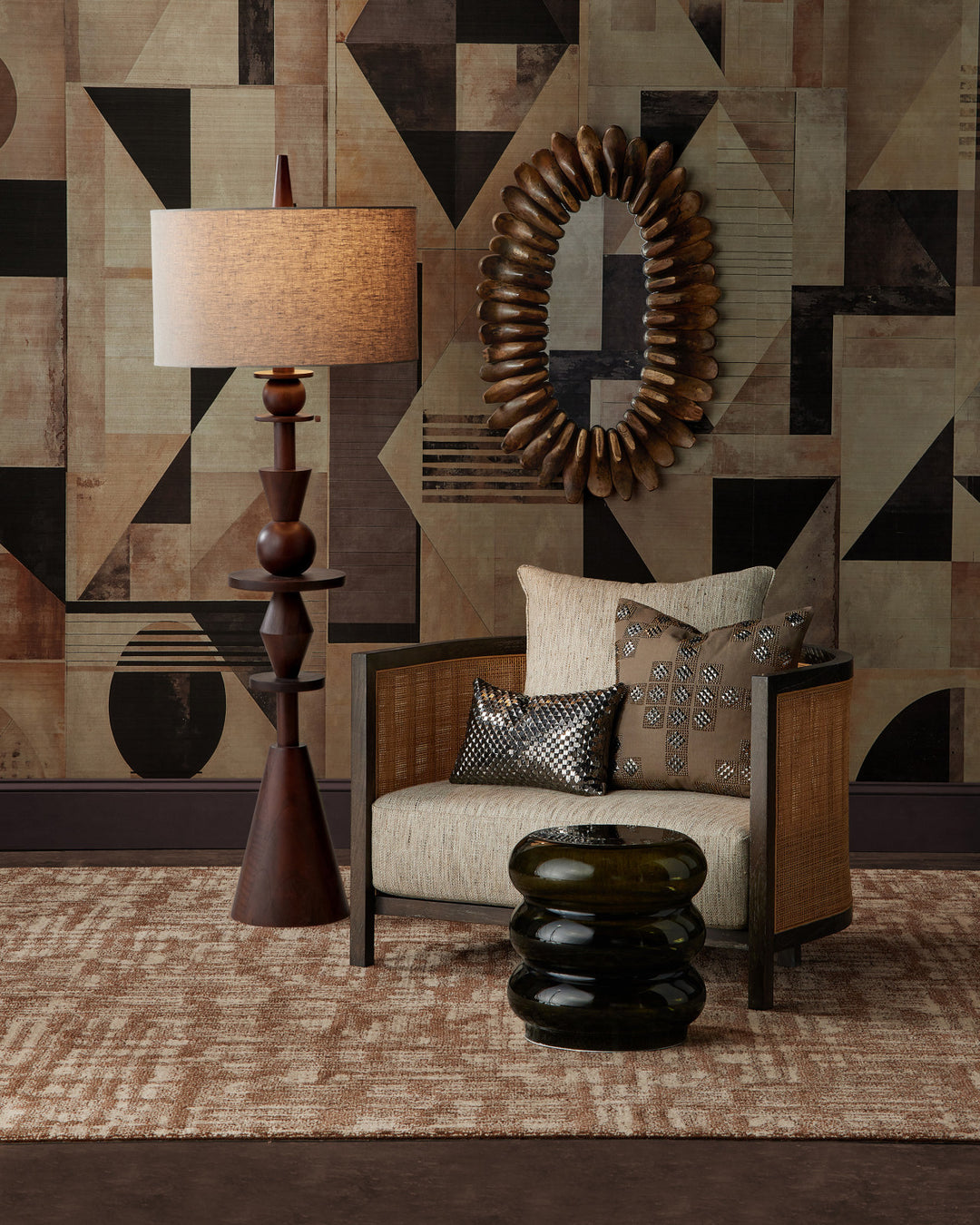 Celebes Chair, Calcutta Linen