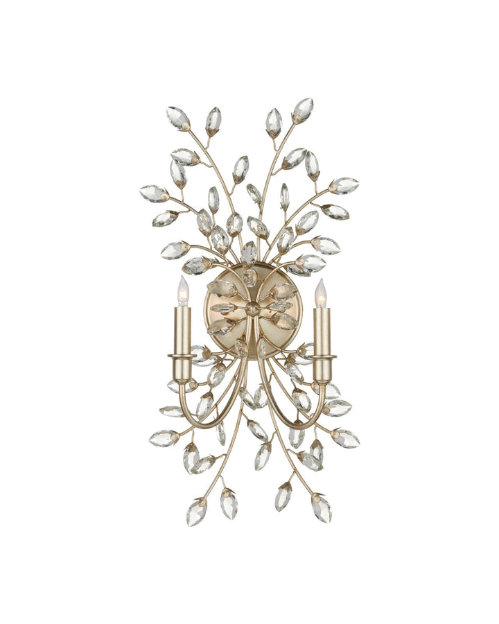 Wall Lighting Forget-Me-Not Silver Wall Sconce