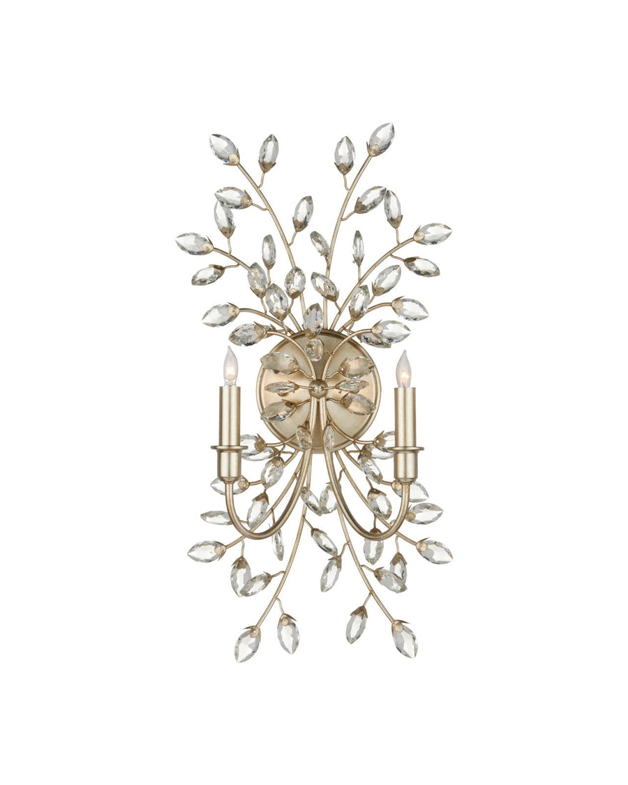 Wall Lighting Forget-Me-Not Silver Wall Sconce