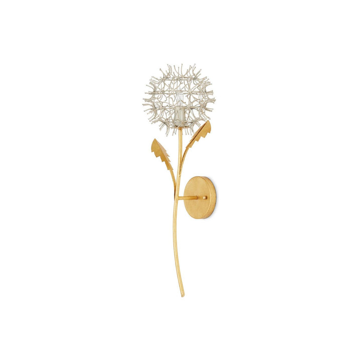 Dandelion Silver & Gold Wall Sconce