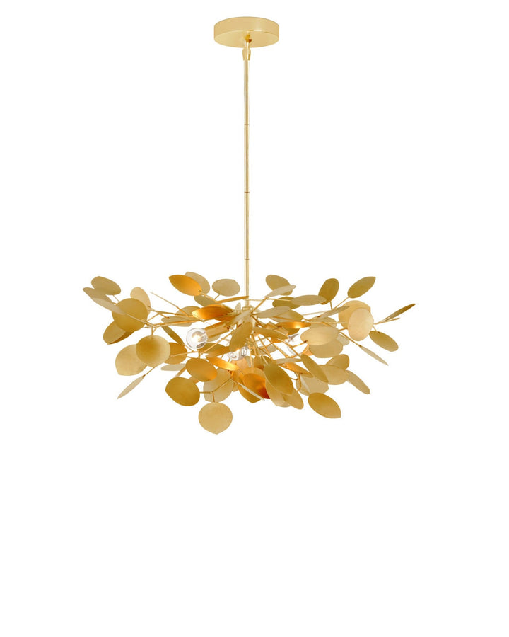 Chandeliers Lunaria Small Gold Chandelier