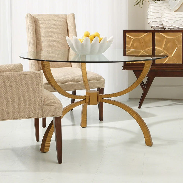 Dining Tables Teton Table Base-Gold