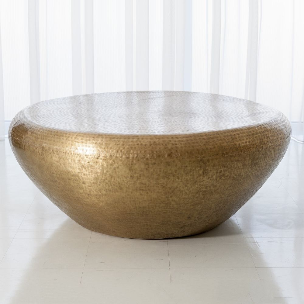 Coffee Tables Goa Cocktail Table-Antique Brass-Lg