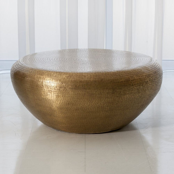 Goa Cocktail Table-Antique Brass-Lg