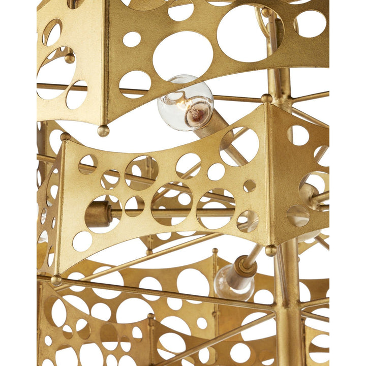 Emmental Gold Chandelier