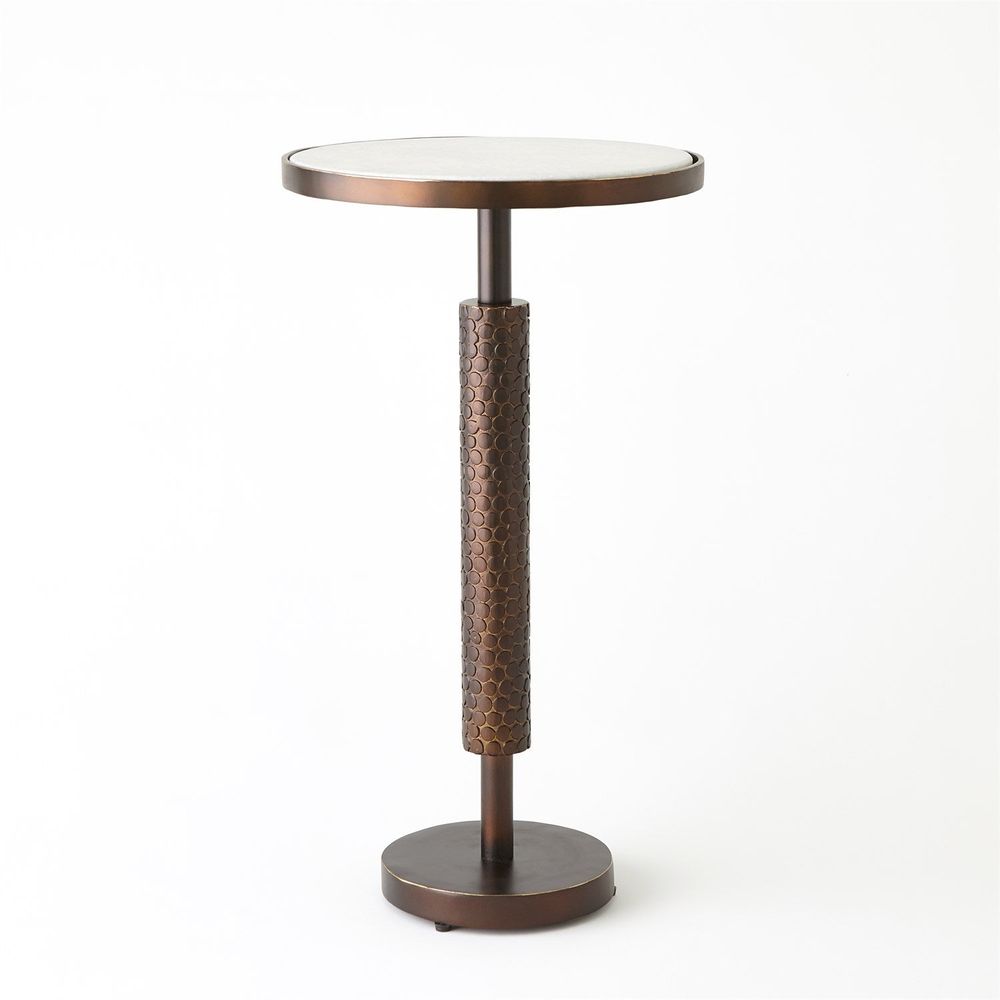 Side Tables Hammered Martini Table