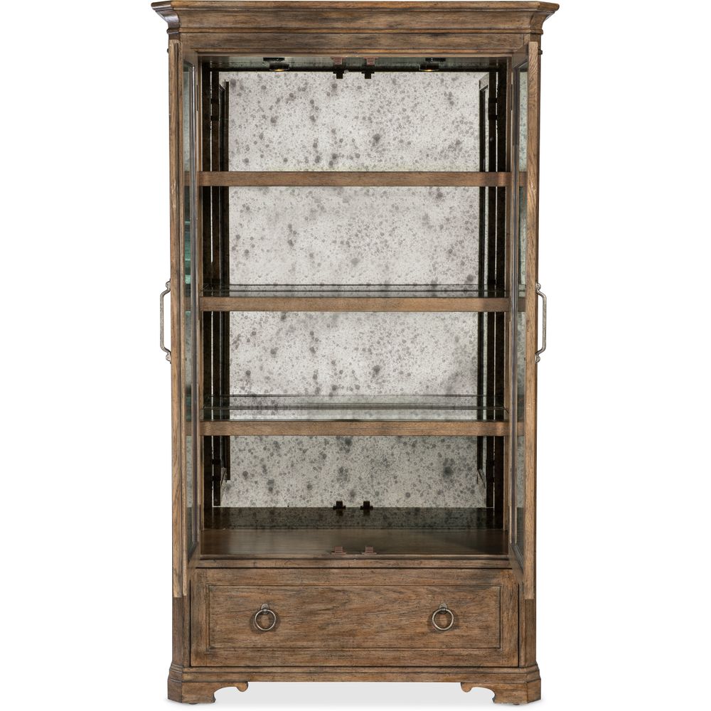 Cabinets & Curios Americana Display Cabinet - Medium Wood