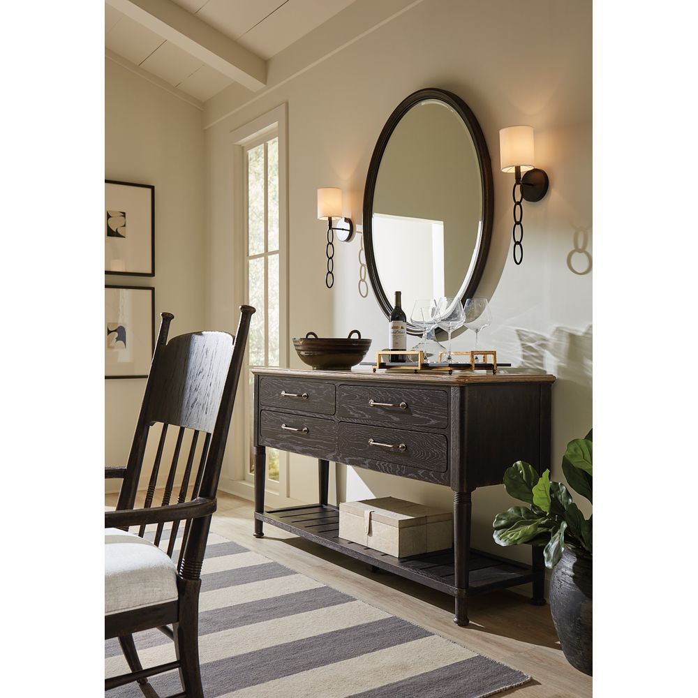 Wall Mirrors Americana Oval Mirror - Blacks