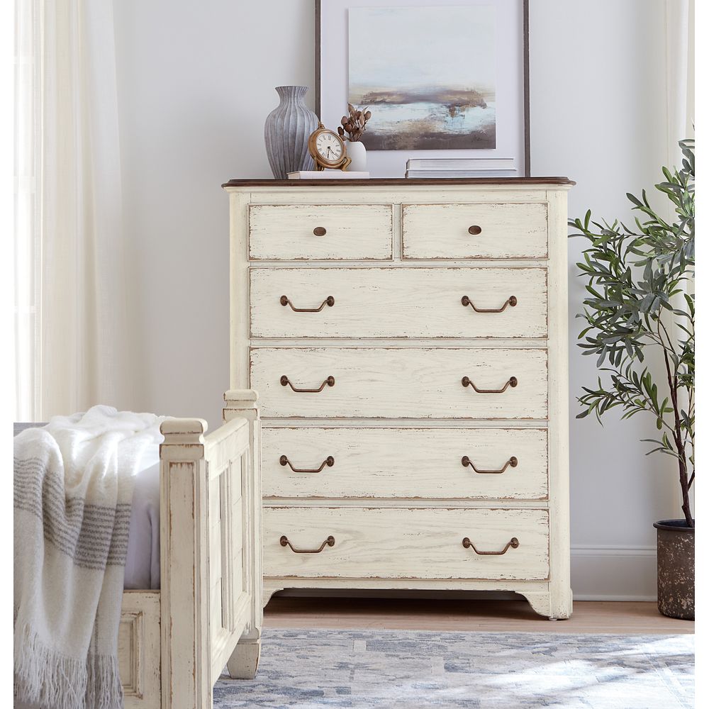 Dressers & Chests Americana Six-Drawer Chest - Whites/Creams/Beiges