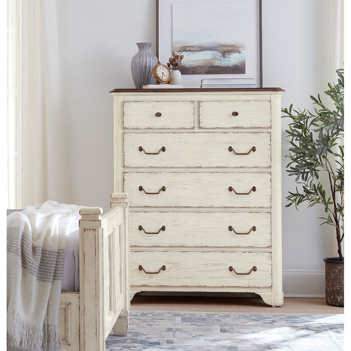 Dressers & Chests Americana Six-Drawer Chest - Whites/Creams/Beiges