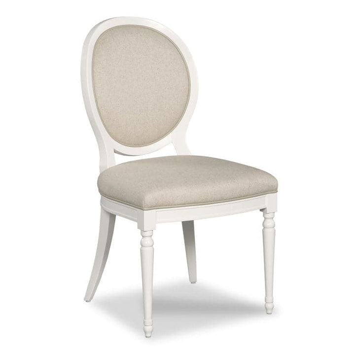 Hampton Side Chair-Woodbridge Furniture-WOODB-7068-66-Dining ChairsWhite Dove Finish-3-France and Son