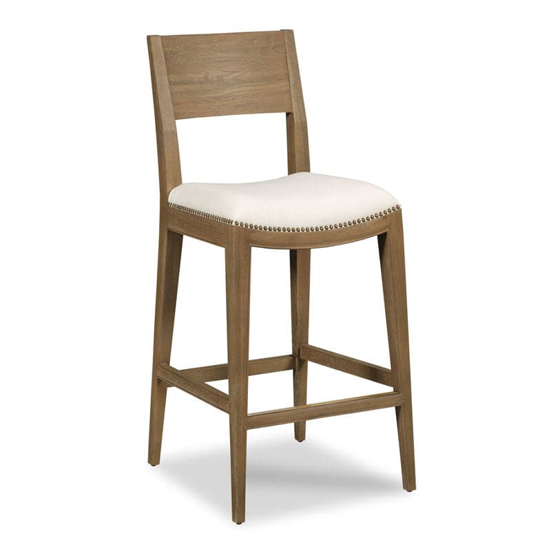 Cashiers Bar Stool-Woodbridge Furniture-WOODB-7083-09-Bar StoolsVintage Finish-1-France and Son