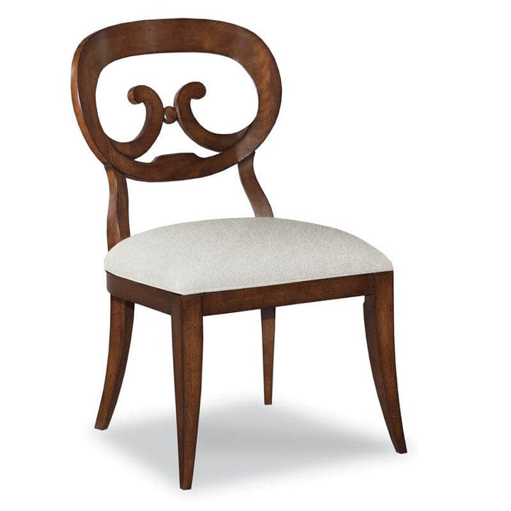 Biedermeier Side Chair-Woodbridge Furniture-WOODB-7096-10-Dining Side Chair-1-France and Son