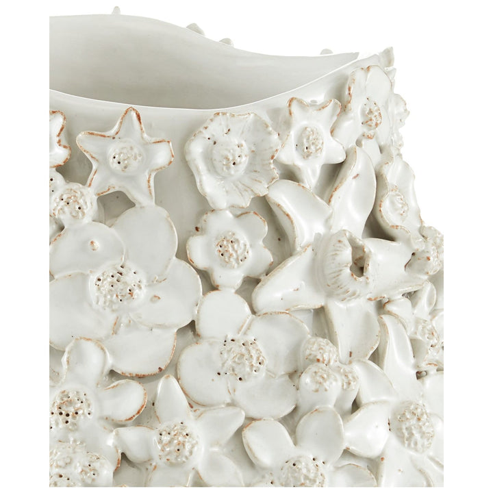 Jessamine White Vase