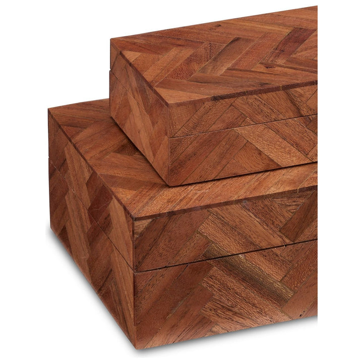 Alfeo Wood Box Set of 2