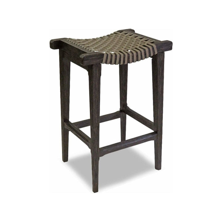 Cheiftain Counter Stool-Woodbridge Furniture-WOODB-7105-32-Bar StoolsWorn Black Finish-2-France and Son