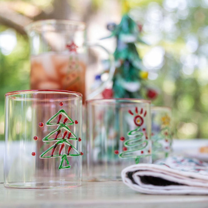 Christmas Tree Tumbler, Assorted 4pc, Set of 2