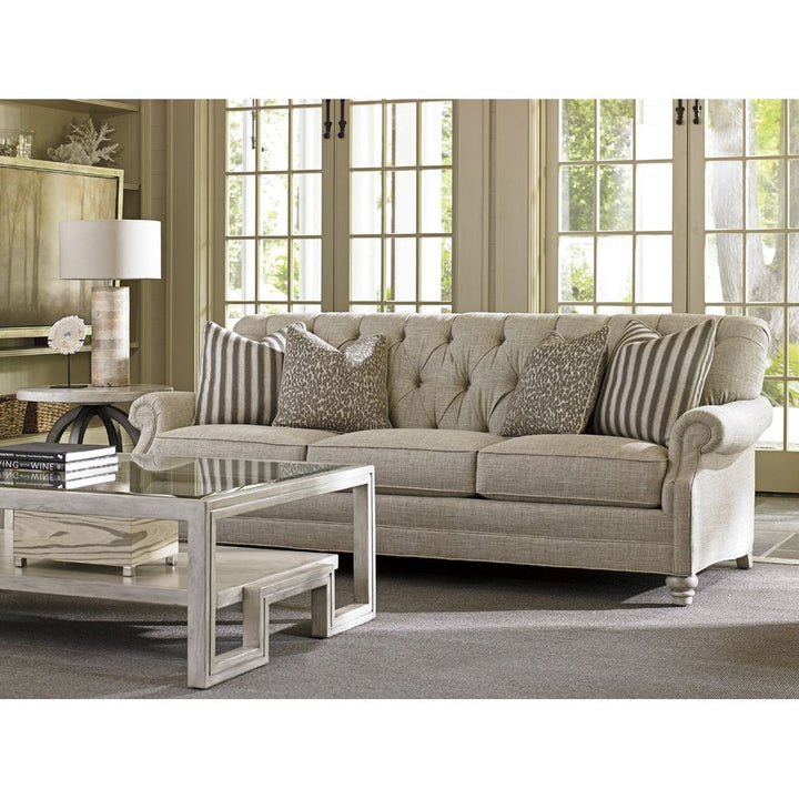 Saddlebrook Rectangular Cocktail Table - Oyster