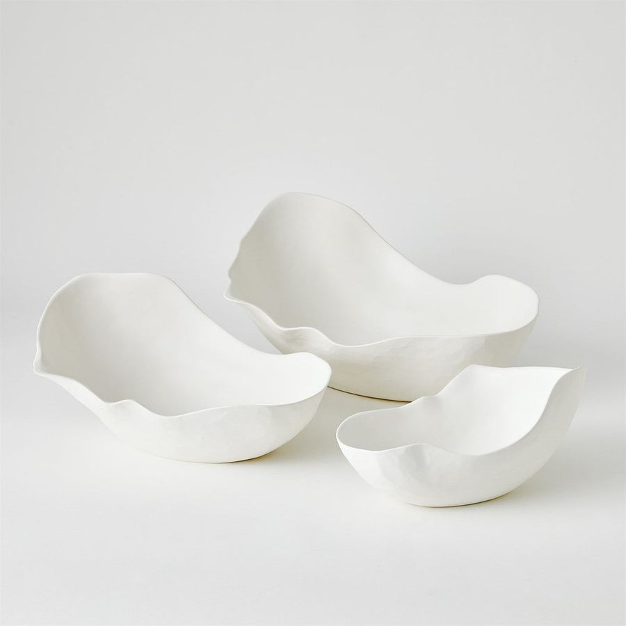 Bowls Horn Bowl-Matte White-Sm