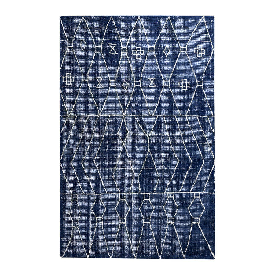 Fressia Blue 5 X 8 Rug-Uttermost-UTTM-71147-5-Rugs-1-France and Son