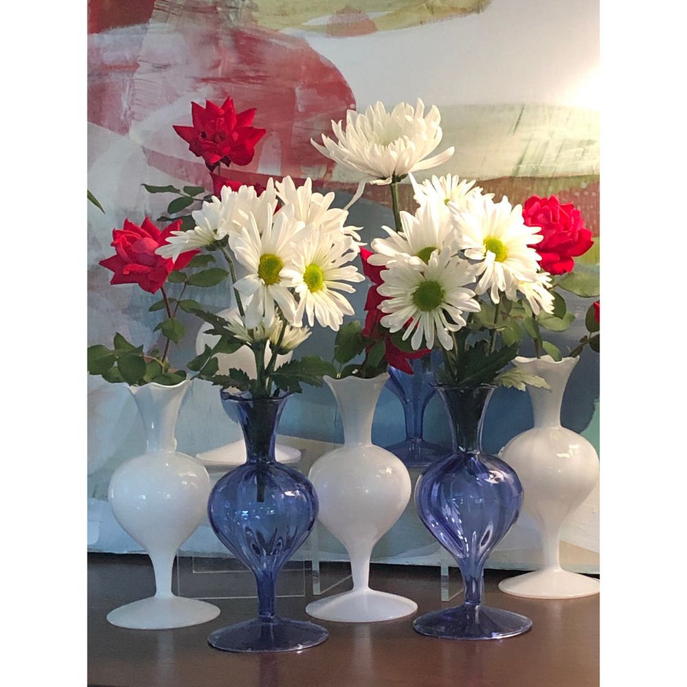 Vases Miss Lizzie Bud Vase, Cobalt Set of 4