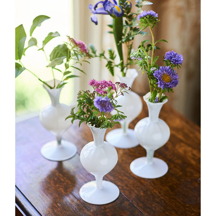 Vases Miss Lizzie Bud Vase, White Set of 4