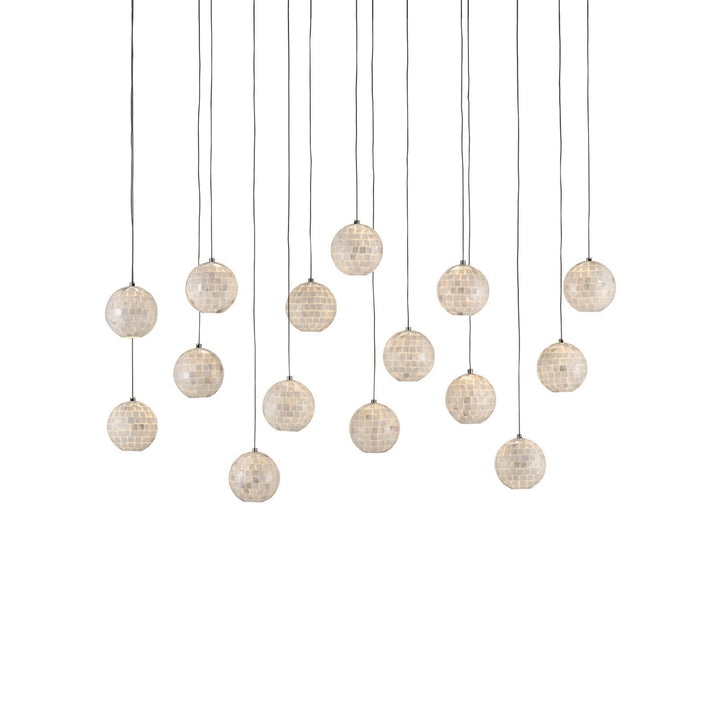 Finhorn 15-Light Linear Multi-Drop Pendant