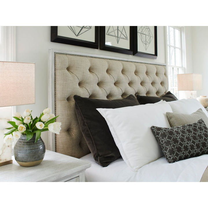 Beds Sag Harbor Tufted Upholstered Bed 5/0 Queen - Oyster