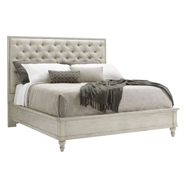 Beds Sag Harbor Tufted Upholstered Bed 6/0 California King - Oyster