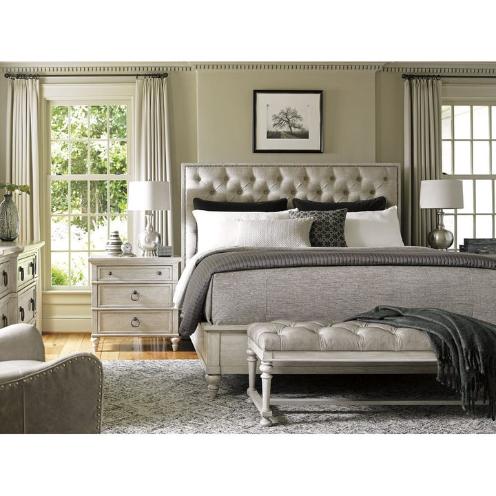 Sag Harbor Tufted Upholstered Bed 6/6 King - Oyster